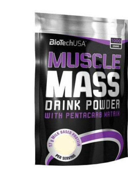 Muscle Mass 1000 g /14 servings/ Chocolate Biotechusa (256777553)