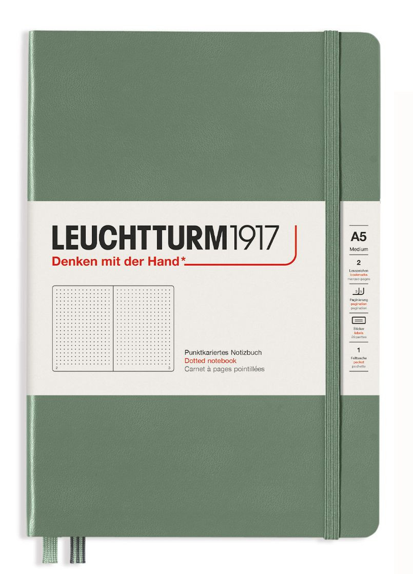 Блокнот, Smooth Colours, Середній, Olive, Крапка Leuchtturm1917 (269901147)