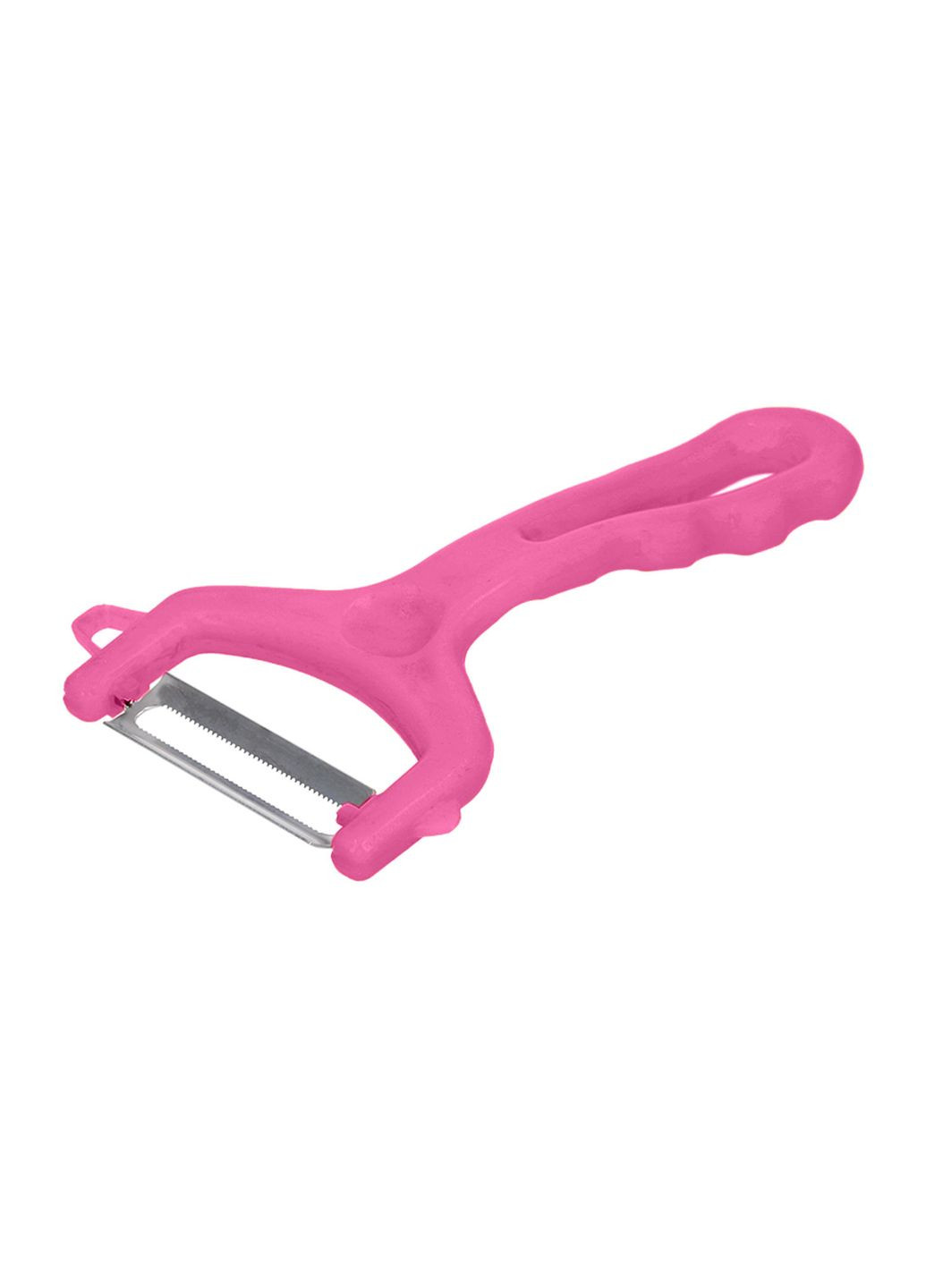 Нож экономка овощечистка зубчатая для тонкой чистки овощей и фруктов с маленькими зубчиками Розовый Kitchette (268658903)