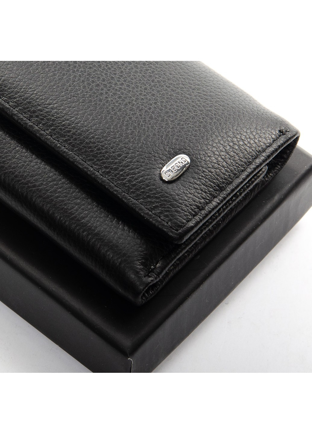 Чоловічий шкіряний гаманець-ключниця Classik dr.Bond M6 black Dr. Bond (261551187)