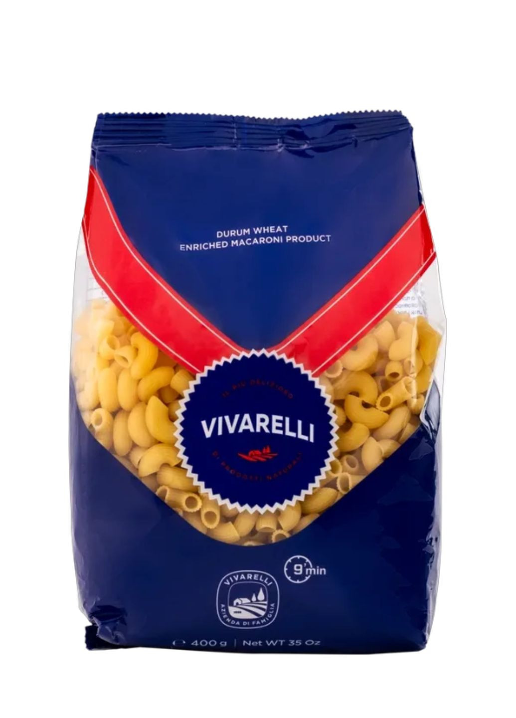 Макаронні вироби Ріжка 0,4 кг (4820055302753) Vivarelli (267328881)