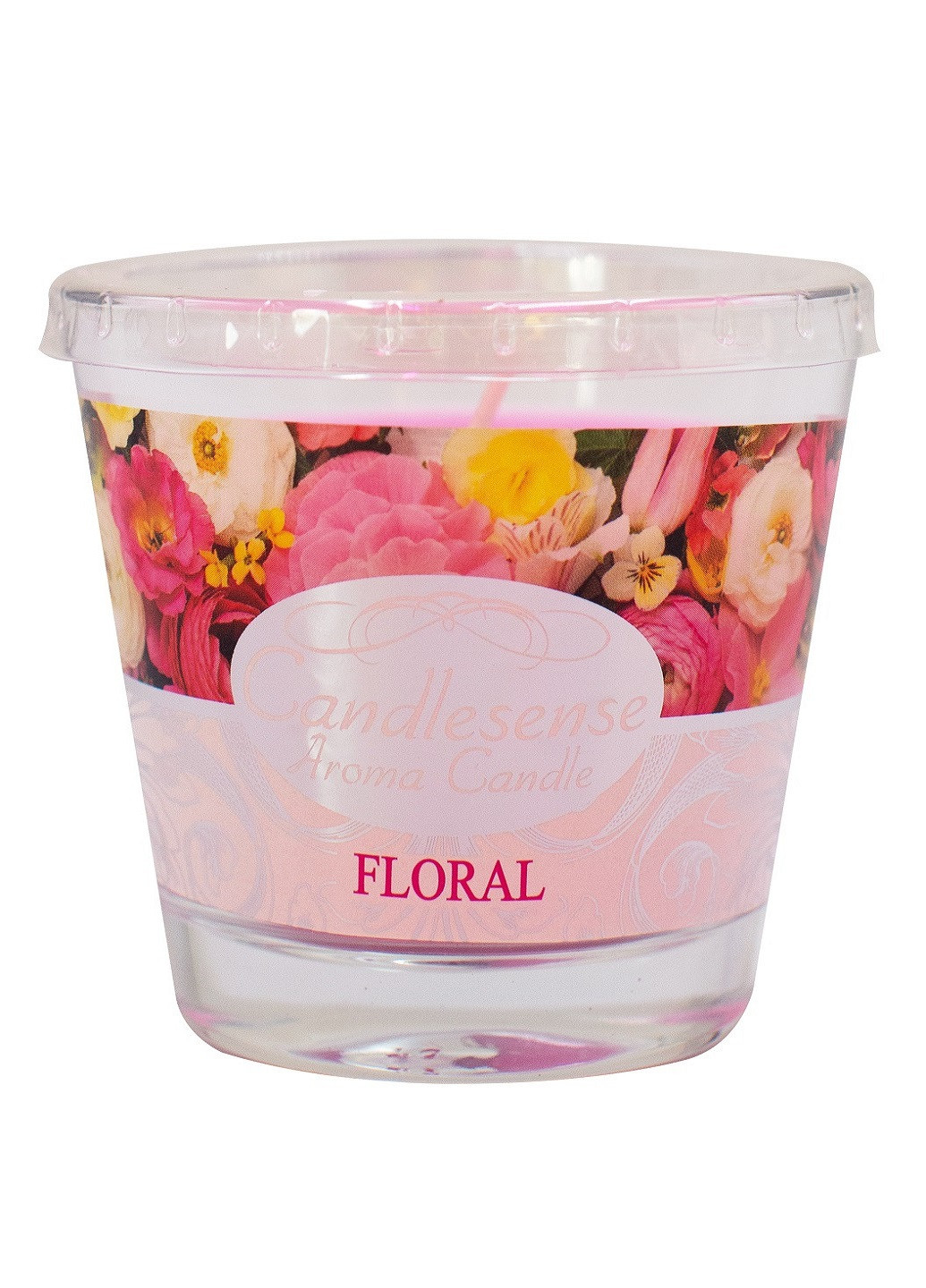 Ароматизована свічка у склянці Floral (30год) Candlesense Decor (257144566)