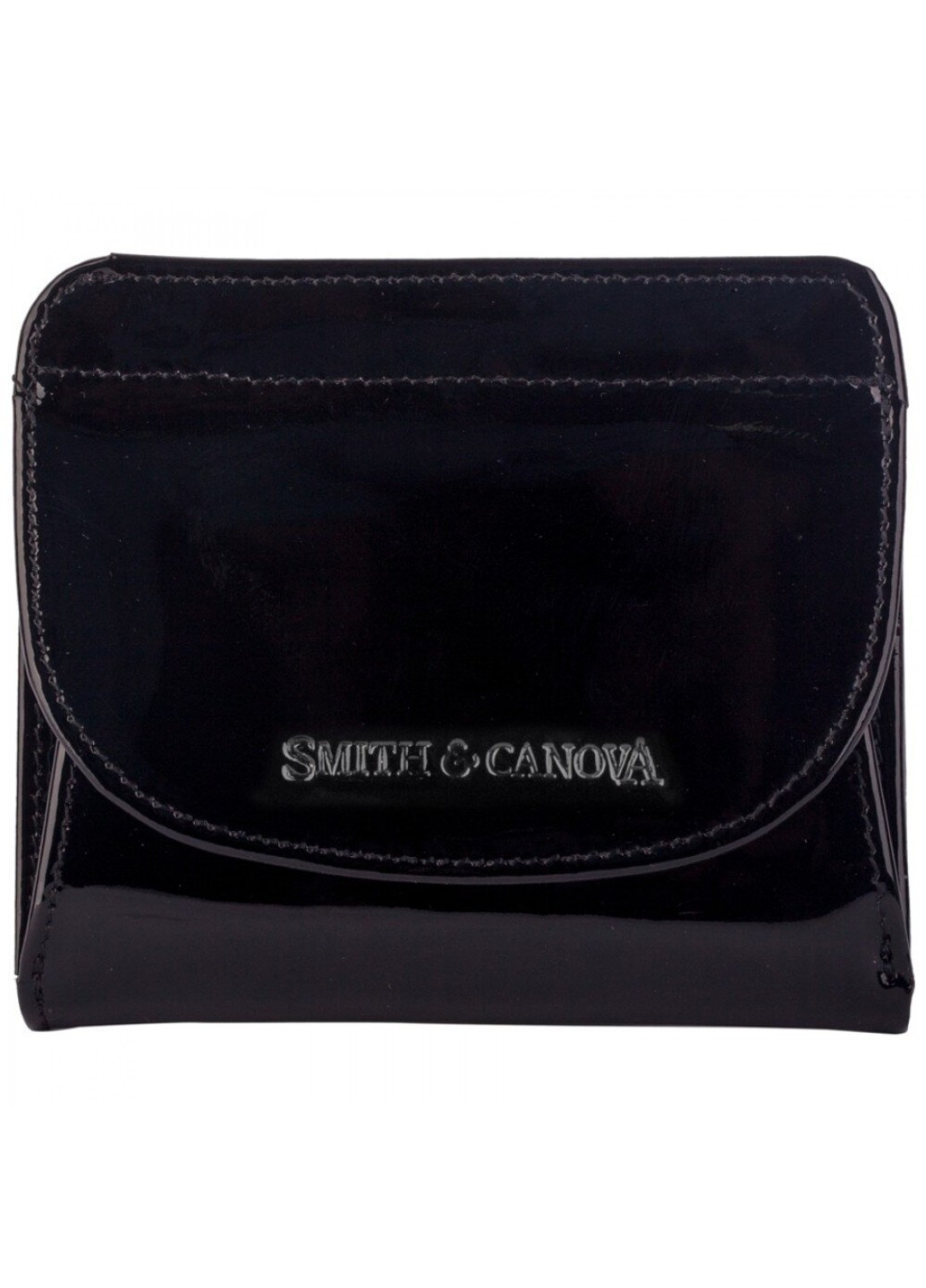 Шкіряний жіночий гаманець Smith and Canova 28610 Haxey (Black Patent) Smith&Canova (262087209)