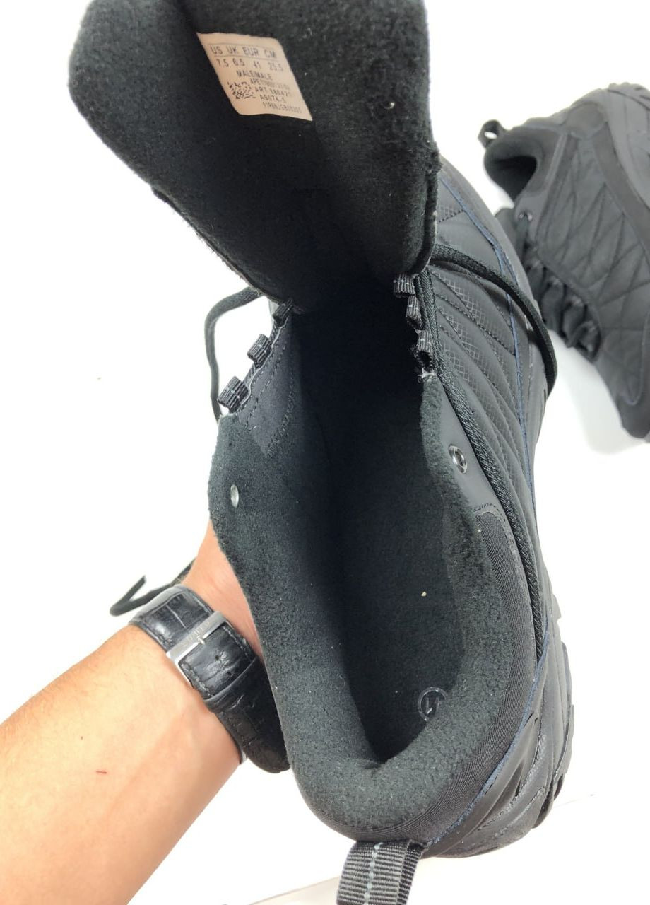 Черные демисезонные кроссовки мужские, вьетнам Merrell Thermo Black