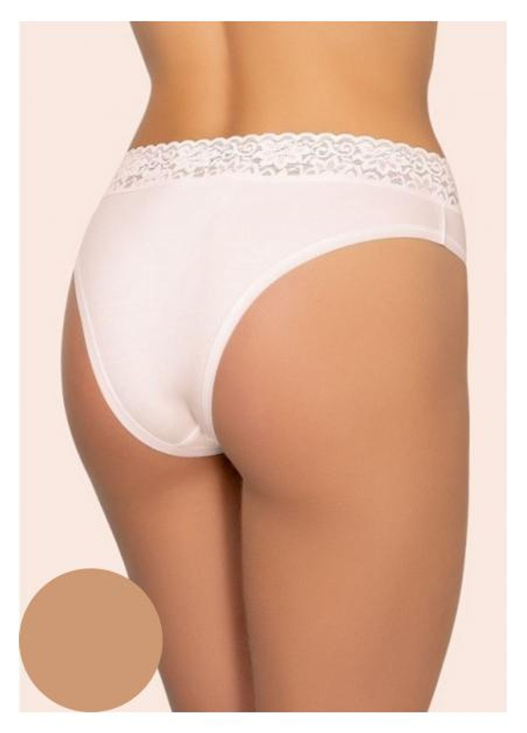 Бавовняні трусики брифи бежеві 167 C Kleo (257254506)