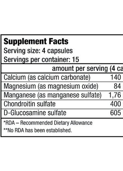 Chondroitin Glucosamine 60 Caps Biotechusa (257252352)