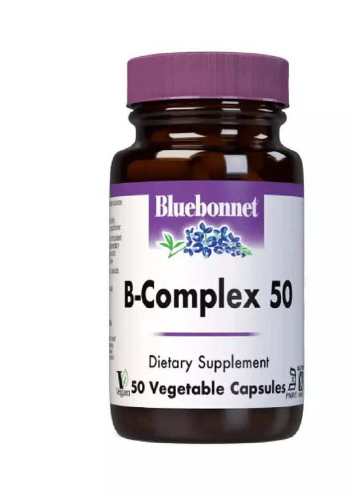 Stress B-Complex 50 Veg Caps BLB0422 Bluebonnet Nutrition (257342577)