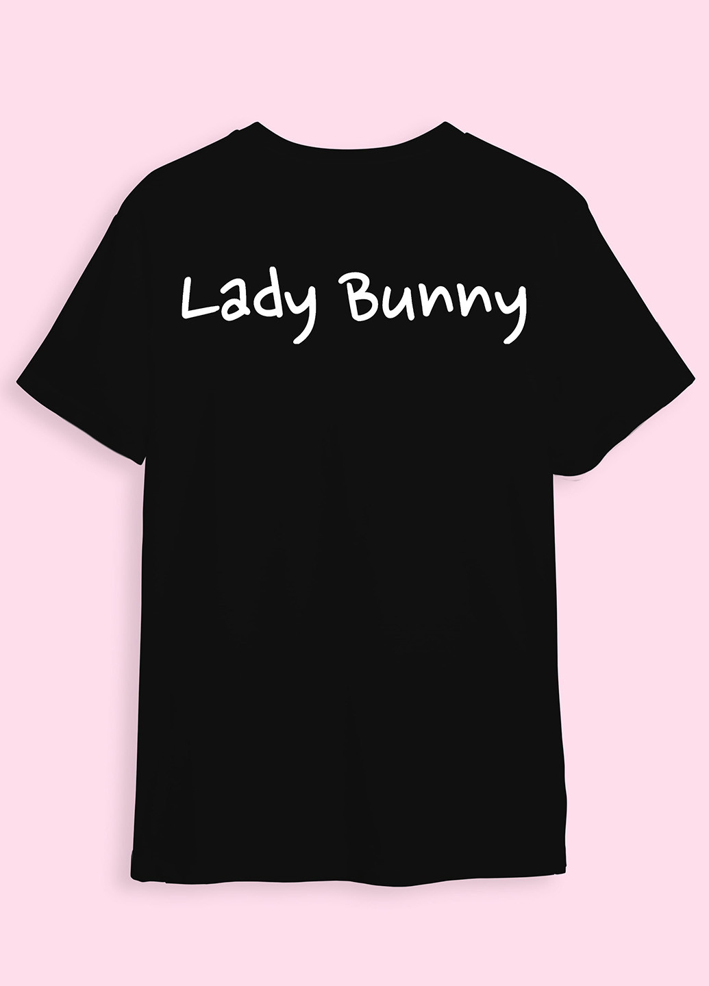 Черная футболка черная «bunny number one» Lady Bunny