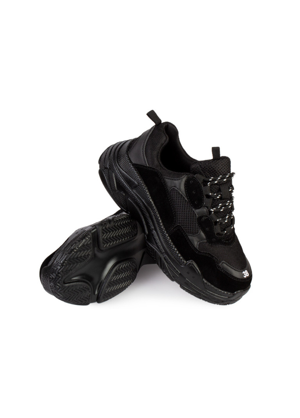 Черные демисезонные кроссовки женские бренда 8200215_(1) Stilli