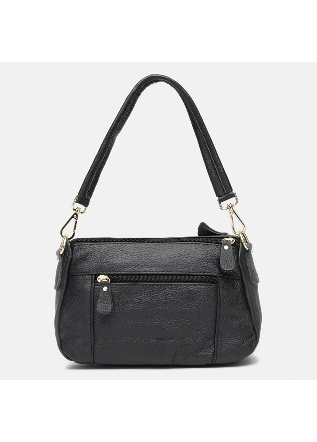 Жіноча шкіряна сумка K1211-black Borsa Leather (266143150)
