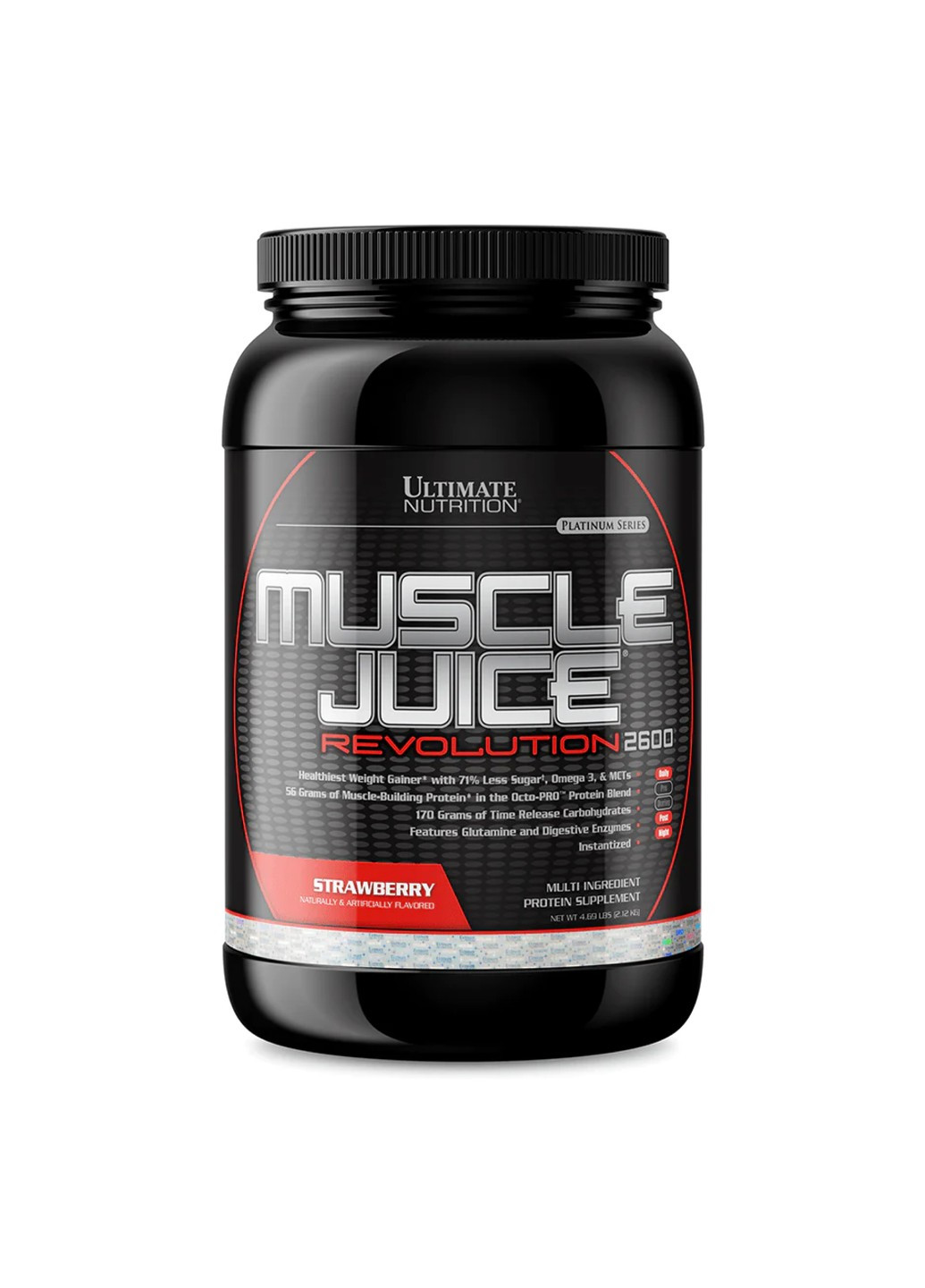 Высокобелковый Гейнер Muscle Juice Revolution 2600 - 2120г Ultimate Nutrition (278006980)