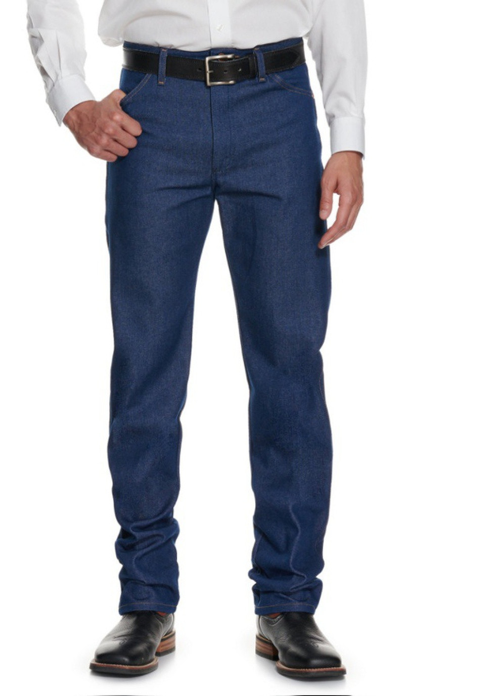 Темно-синие демисезонные регюлар фит, прямые джинсы 13mwzr – rigid indigo Original Fit Wrangler