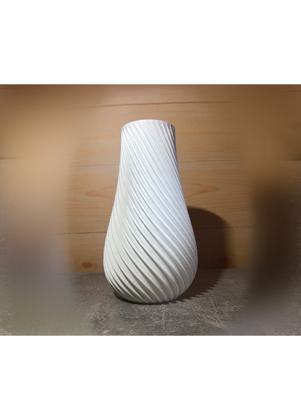 Декоративная, тонкостенная ваза «Спираль» ЗаСвіт (261555085)