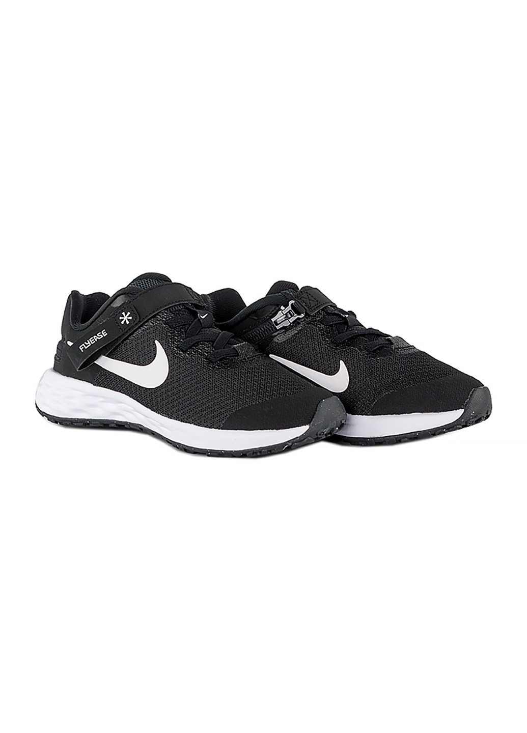 Чорні осінні кросівки revolution 6 flyease nn (ps) Nike