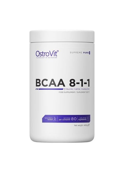 BCAA 8-1-1 400 g /40 servings/ Pure Ostrovit (268660357)