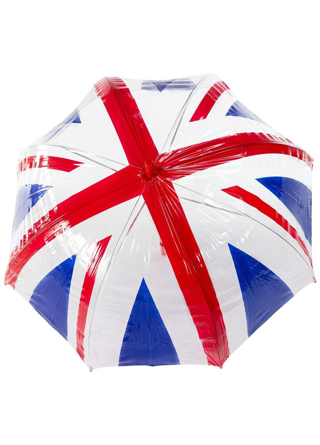 Парасолька-тростина жіноча механічна -30 PVC Dome L736 Union Jack (Прапор) Incognito (262449331)