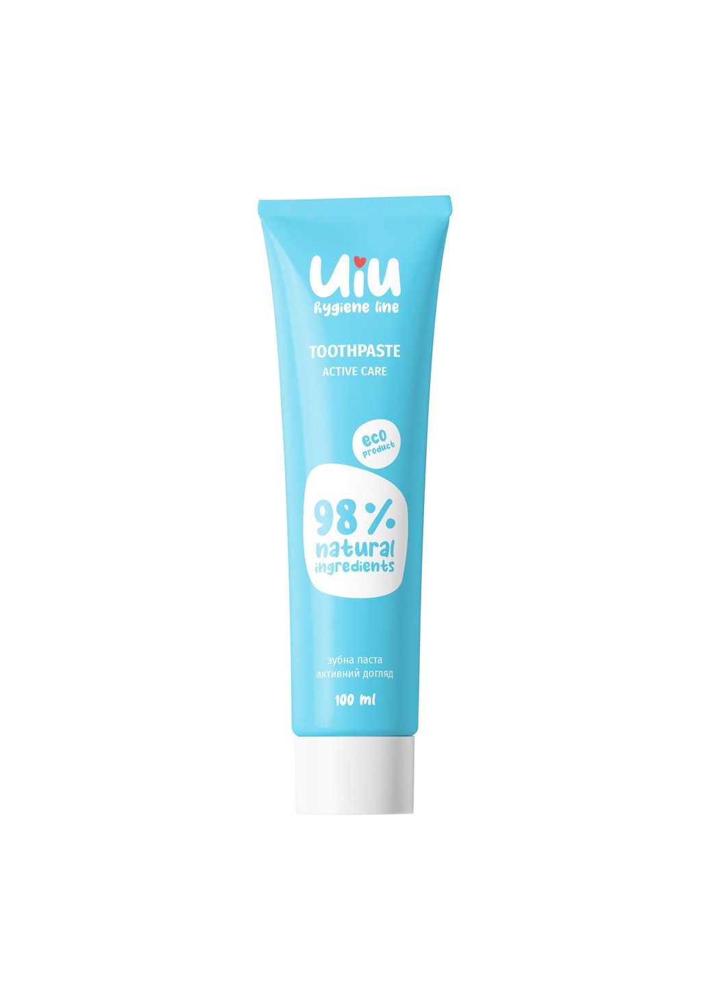 Зубна паста гігієнічна Активний догляд UIU 100 мл DeLaMark (259811906)