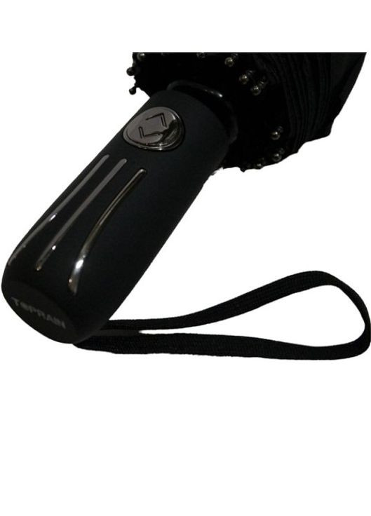Зонт автомат Toprain 915-1 мужской, 16 спиц, прямая ручка, Черный No Brand (277234740)