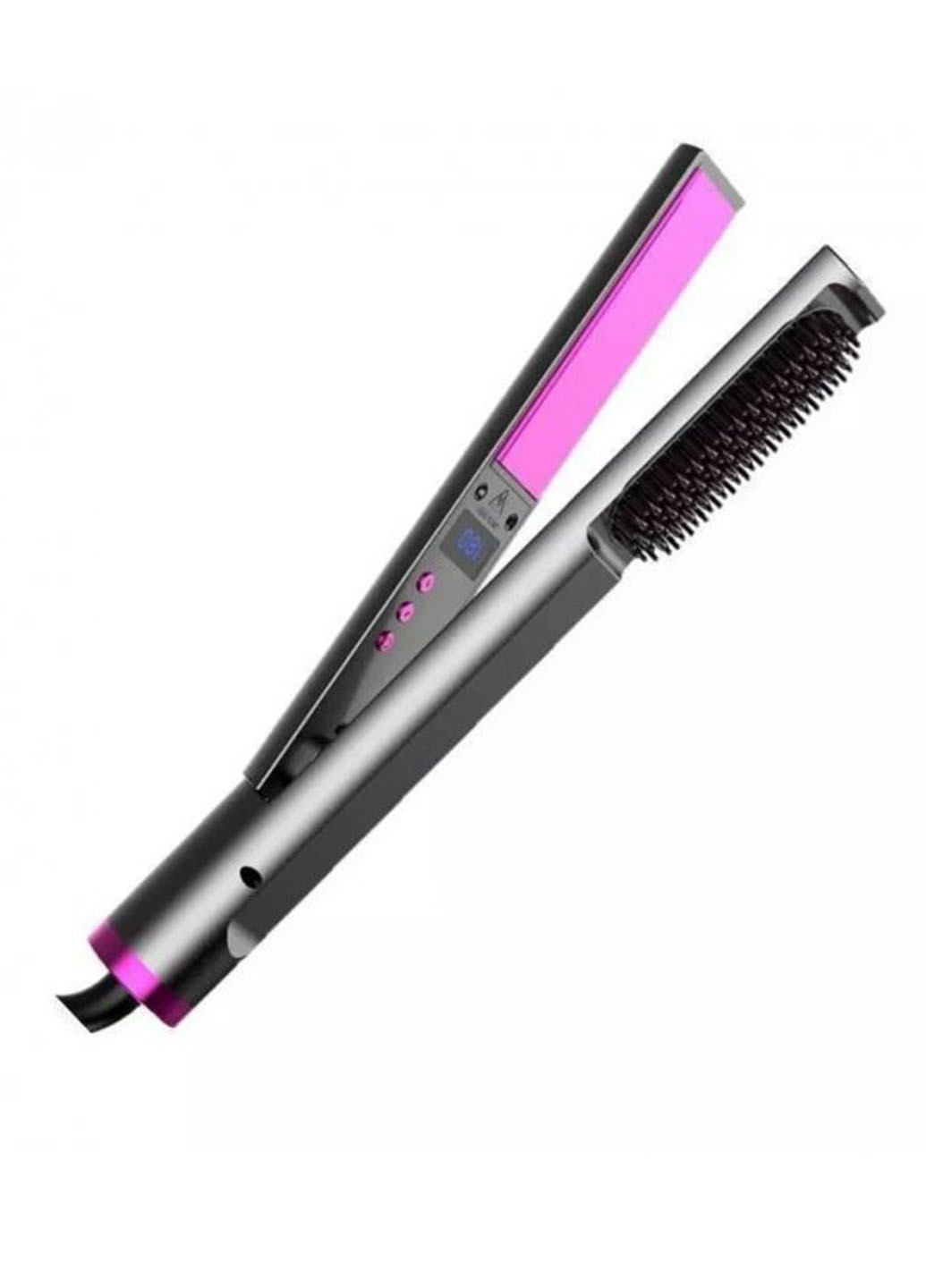 Керамический выравниватель Hair Straightener 3в1 для укладки волос щетка-гребешок для завивки локонов Good Idea (265542058)