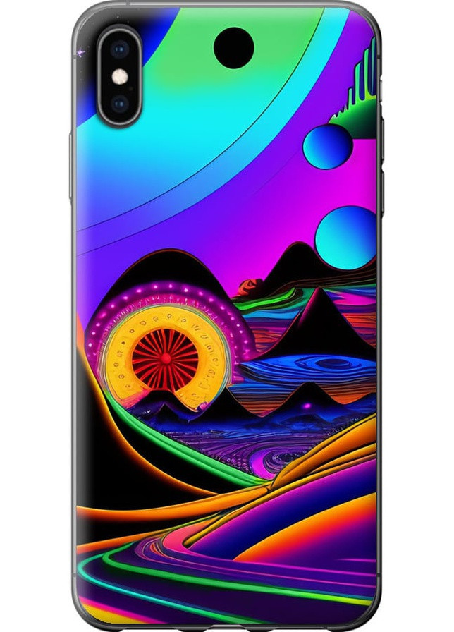 2D пластиковый чехол 'Абстракция v3' для Endorphone Apple iPhone XS Max (258215867)