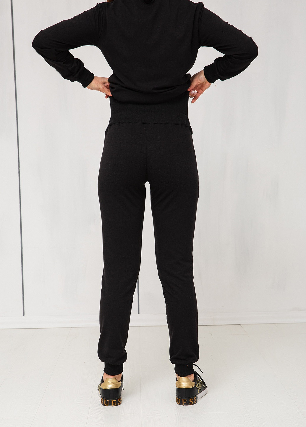 Брюки для беременных трикотаж с начесом с широким бандажным поясом Матуся Теплі штани (257825290)