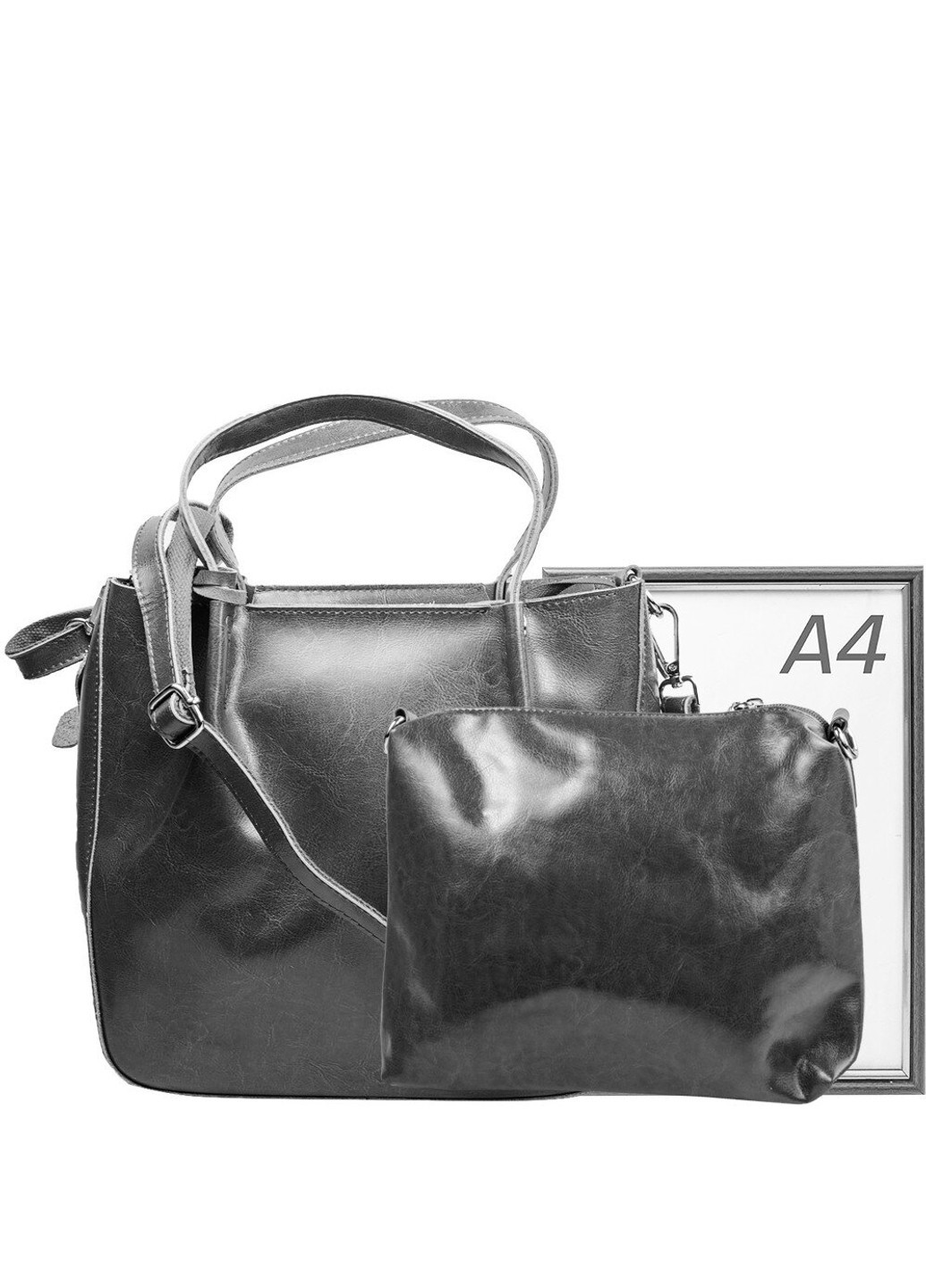 Жіноча шкіряна сумка з косметичкою 3detai2032-10 Eterno (263518906)