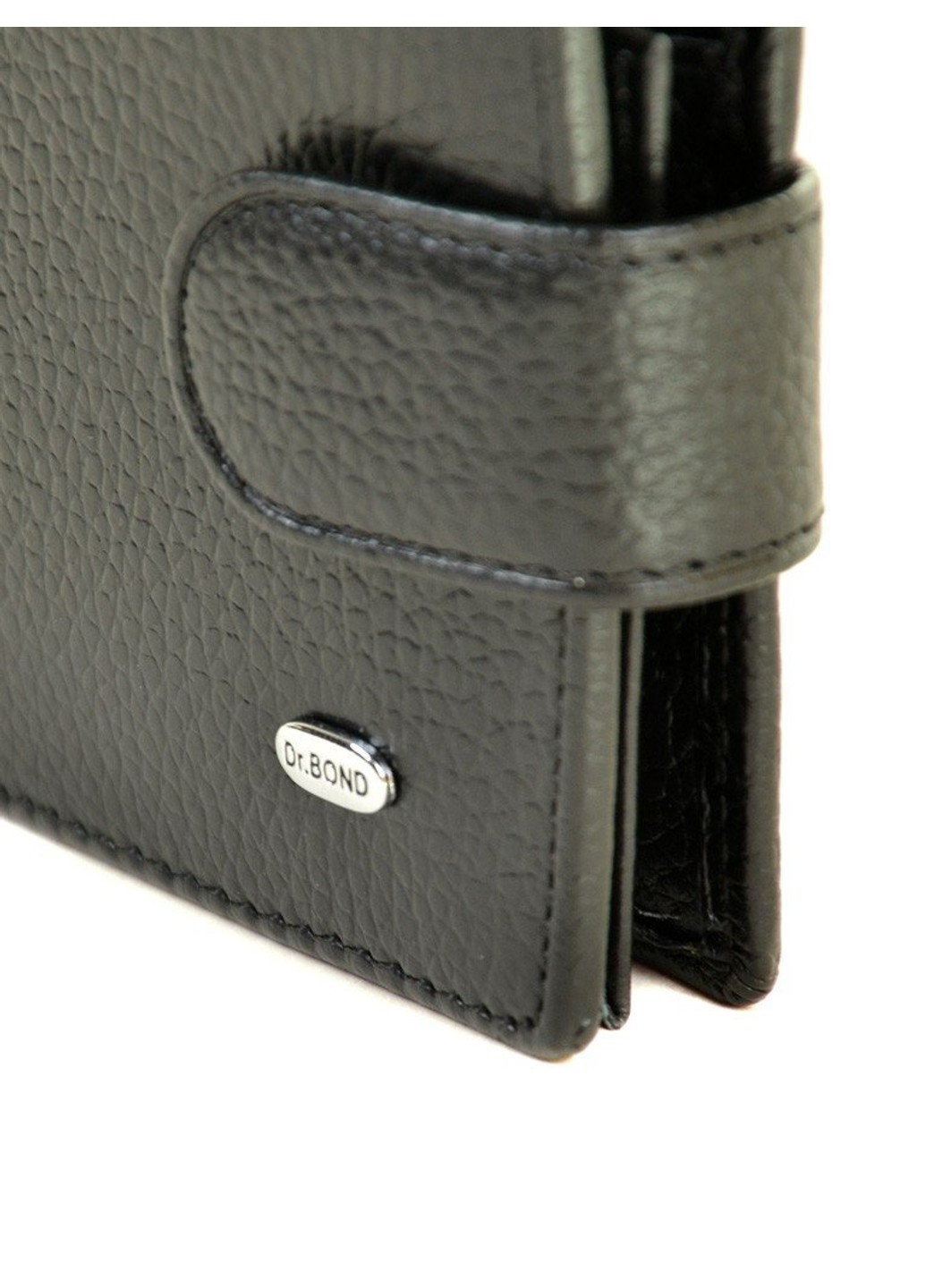 Компактний і місткий чоловічий гаманець Dr.Bond black M14 Dr. Bond (261771252)