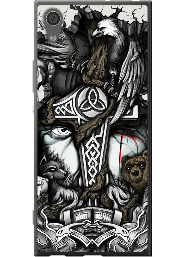 Силіконовий чохол 'Тату Вікінг' для Endorphone Sony Xperia XA1 G3112 (257793493)