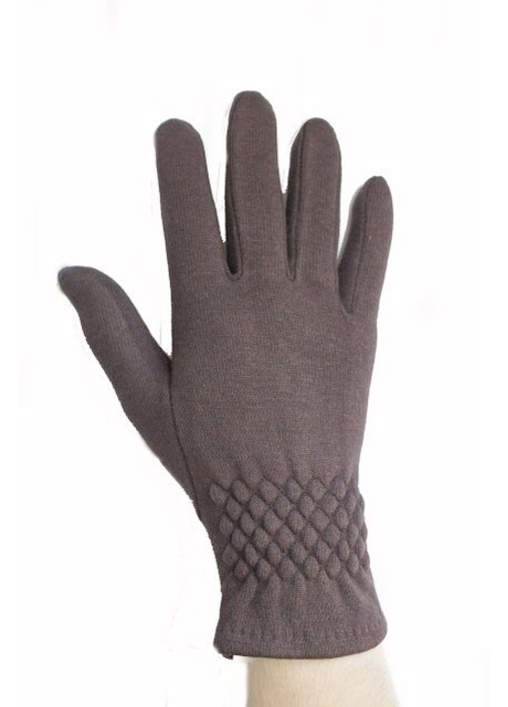Женские тканевые перчатки 123 L BR-S (261486851)