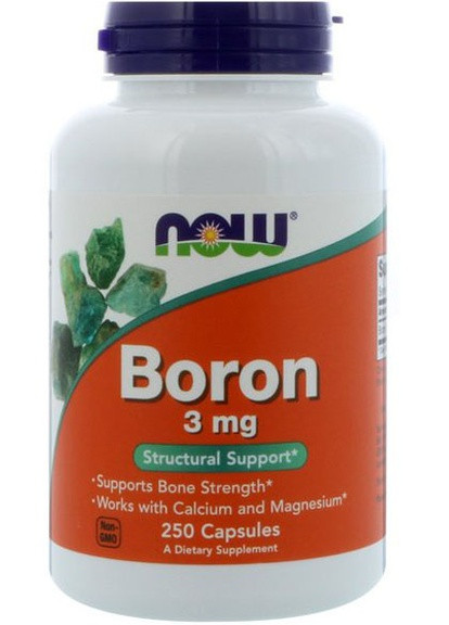 Boron 3 mg 250 Caps Now Foods (256719161)