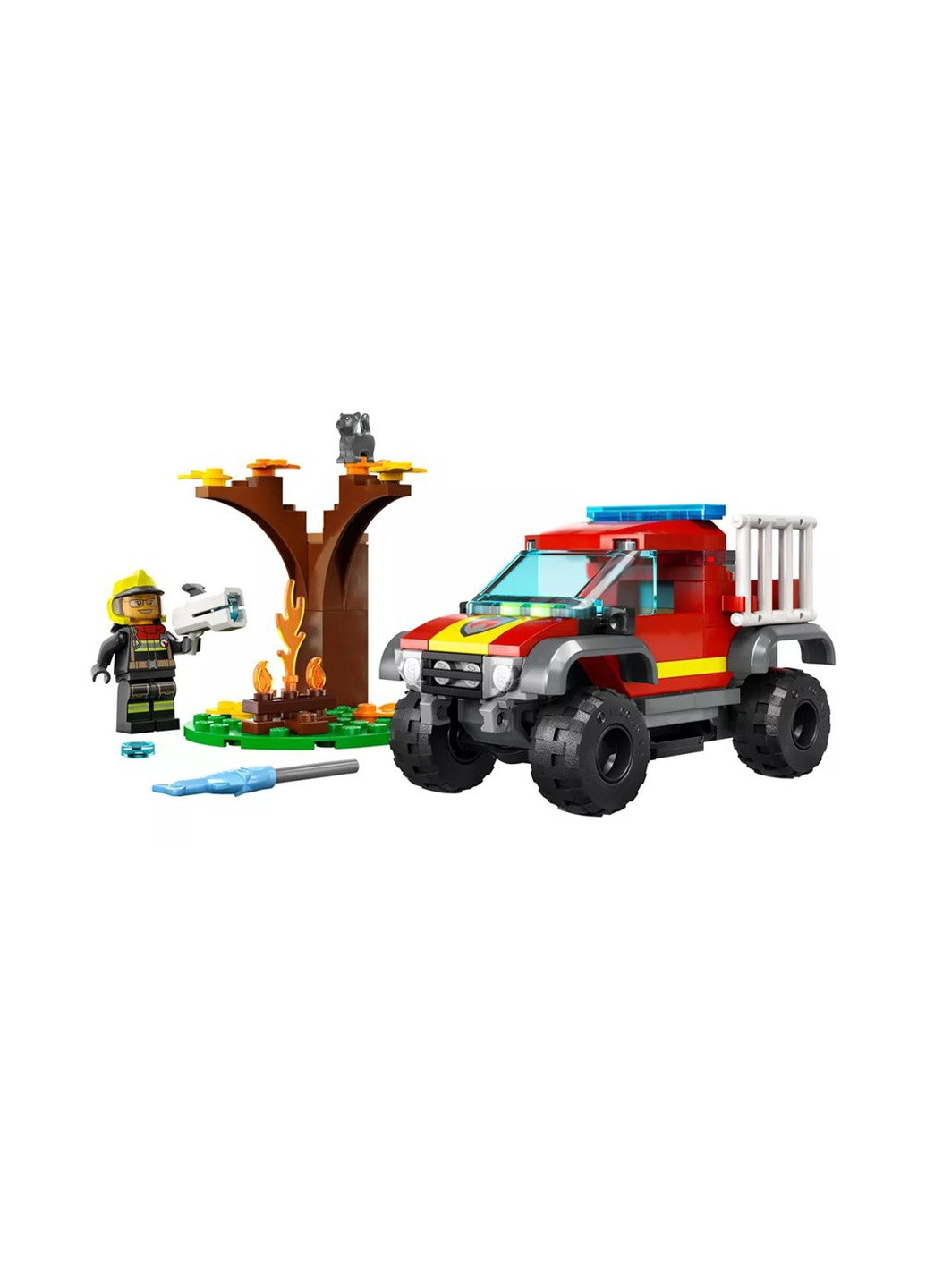 Конструктор "Пожарно-спасательный внедорожник" цвет разноцветный ЦБ-00210597 Lego (259466107)