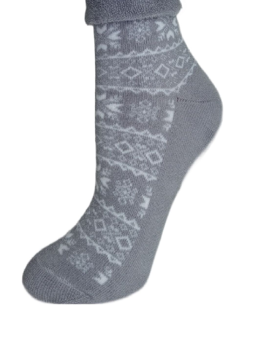 Шкарпетки плюш ТМ "Нова пара" без резинки 150-331 НОВА ПАРА висока модель (266493576)