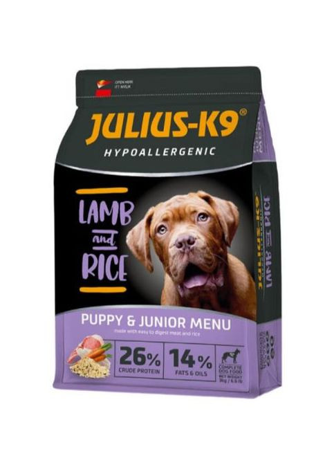 Julius K-9 ЯгнятаРисдляцуценят Puppy&JuniorГіпоалергенний. (3кг) Julius-K9 (275925011)