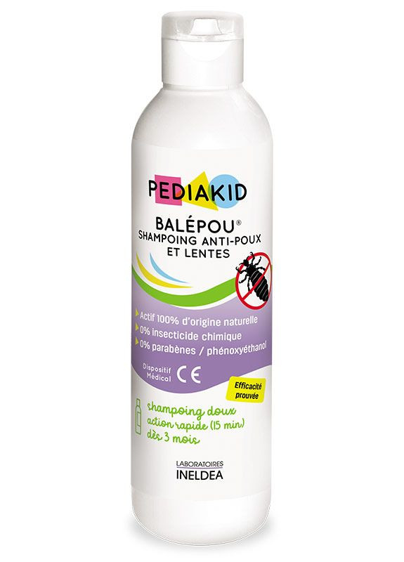 ШАМПУНЬ ПРОТИ ВОШЕЙ ТА ГНИД / BALEPOU SHAMPOING 200 МЛ Pediakid (271132372)