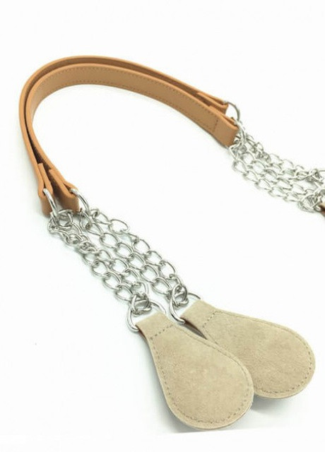 Пласкі коричневі ручки на ланцюгу, 70 см More (257986132)