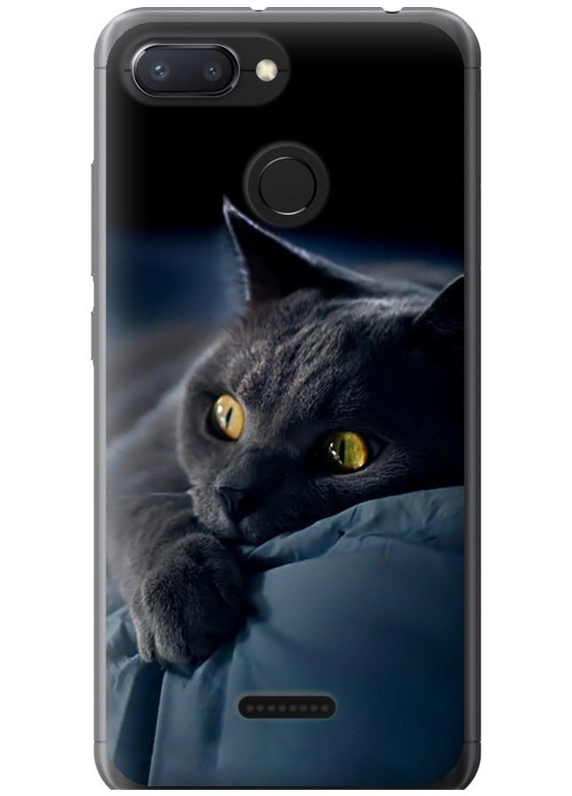 Силиконовый чехол 'Дымчатый кот' для Endorphone xiaomi redmi 6 (265226452)