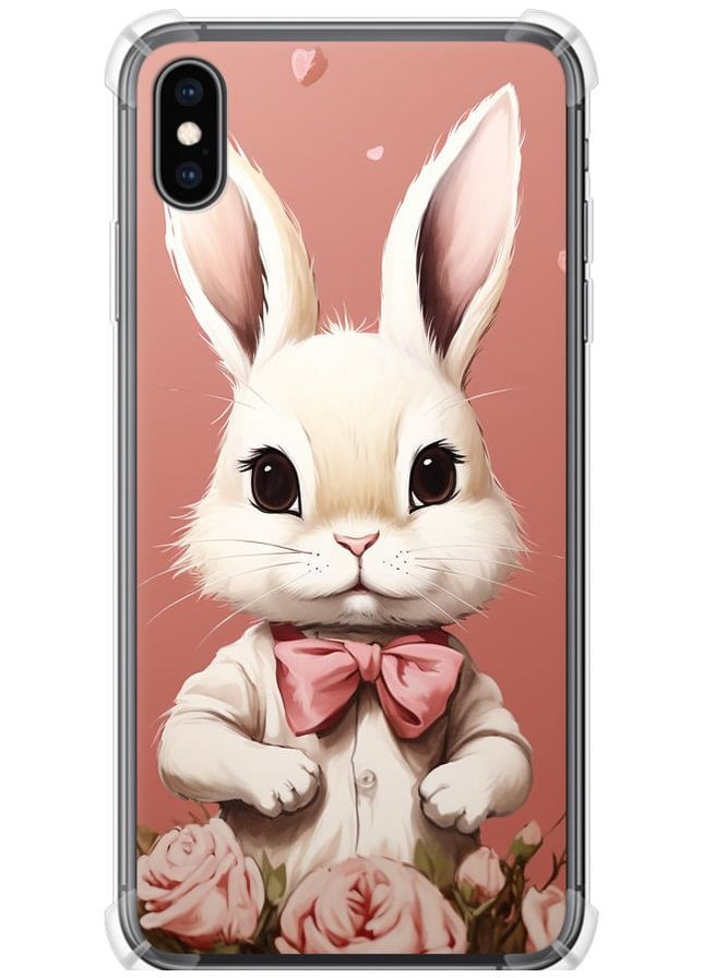 Силіконовий протиударний с посиленими кутами чохол 'Зайчик' для Endorphone Apple iPhone XS Max (267317334)