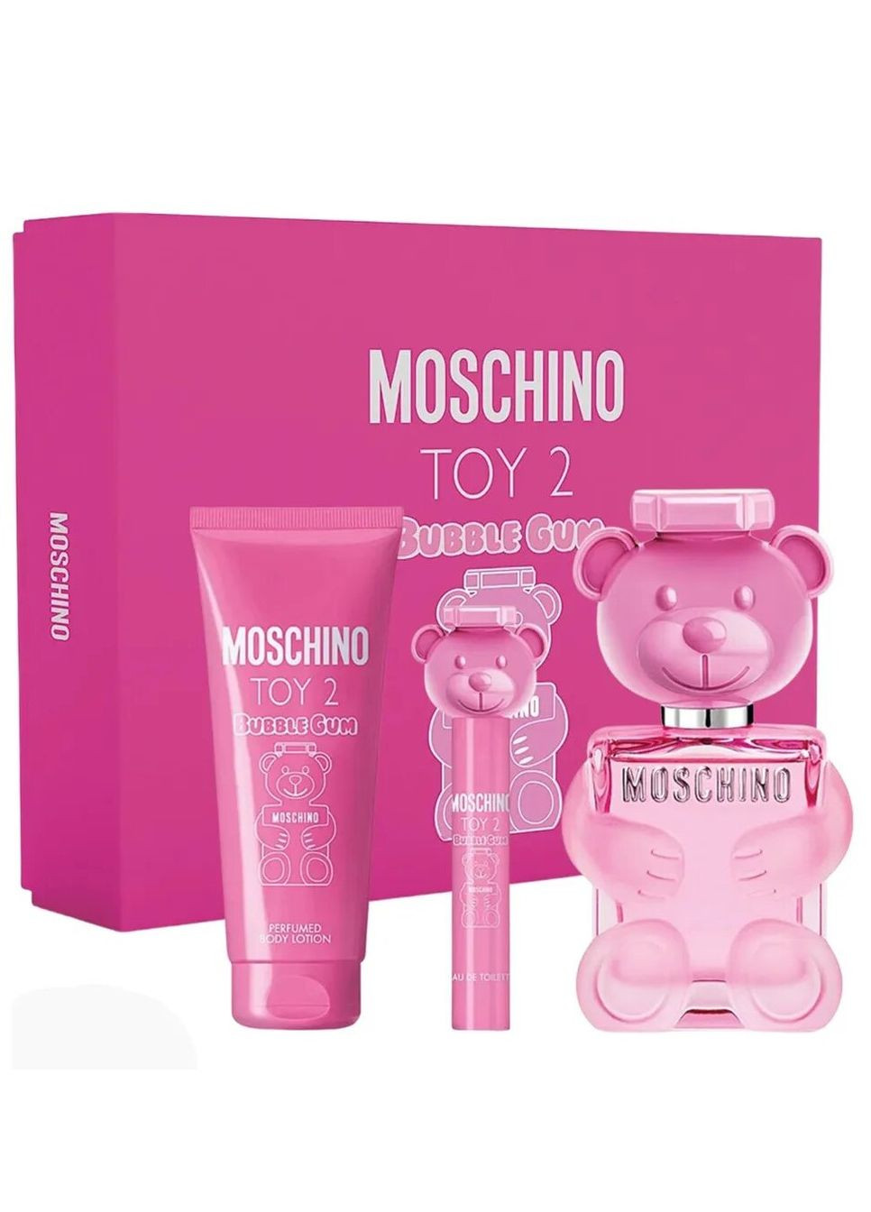 Подарунковий набір Toy 2 Bubble Gum (100 мл + 10 мл + 100 мл) Moschino (260474205)