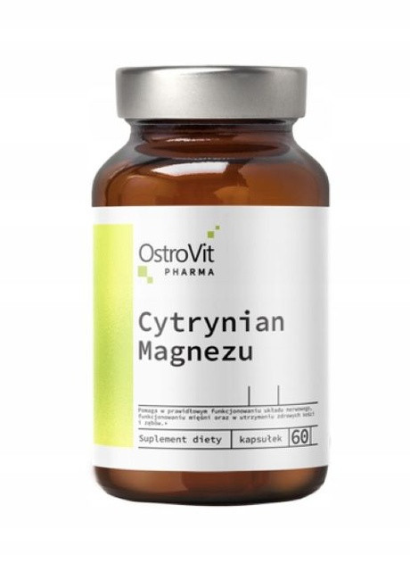 Цитрат магнію Pharma Magnesium citrate 60 caps Ostrovit (259635609)