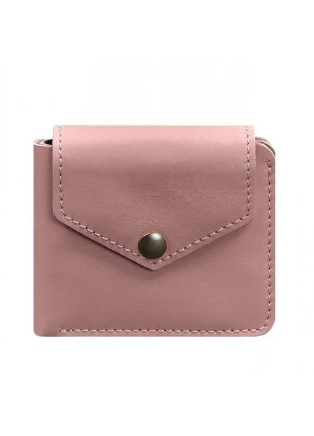 Женское кожаное портмоне 4.2 на кнопке розовое BN-PM-4-2-PINK-PEACH BlankNote (263519285)