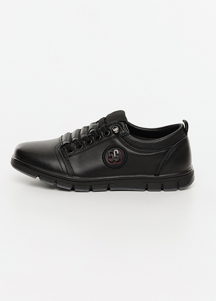 Черные туфли на мальчика цвет черный цб-00221577 Мышонок