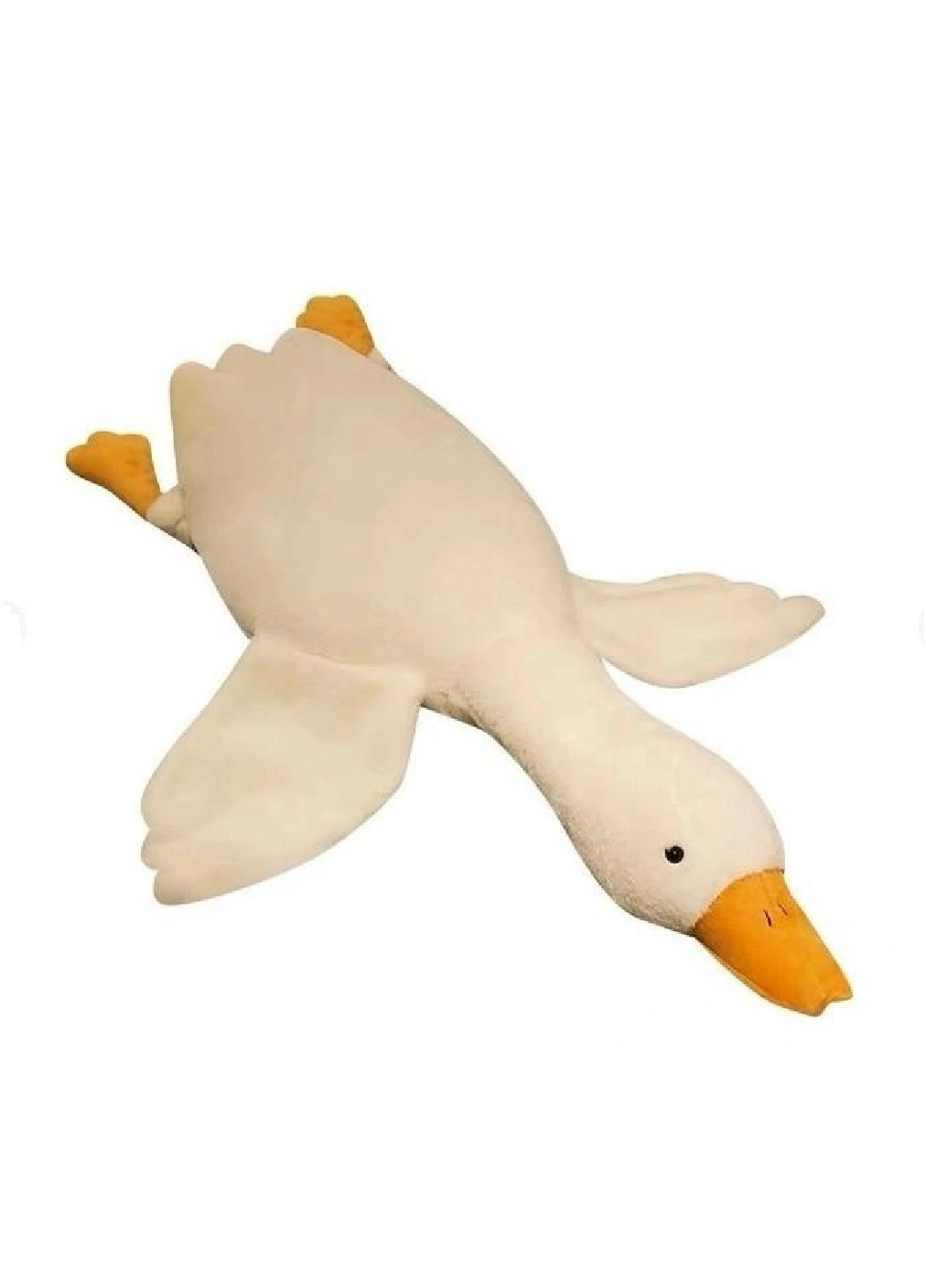 Детская мягкая плюшевая игрушка подушка обнимашка для сна антистресс для детей всей семьи 70 см (475485-Prob) Белый гусь Unbranded (268024587)