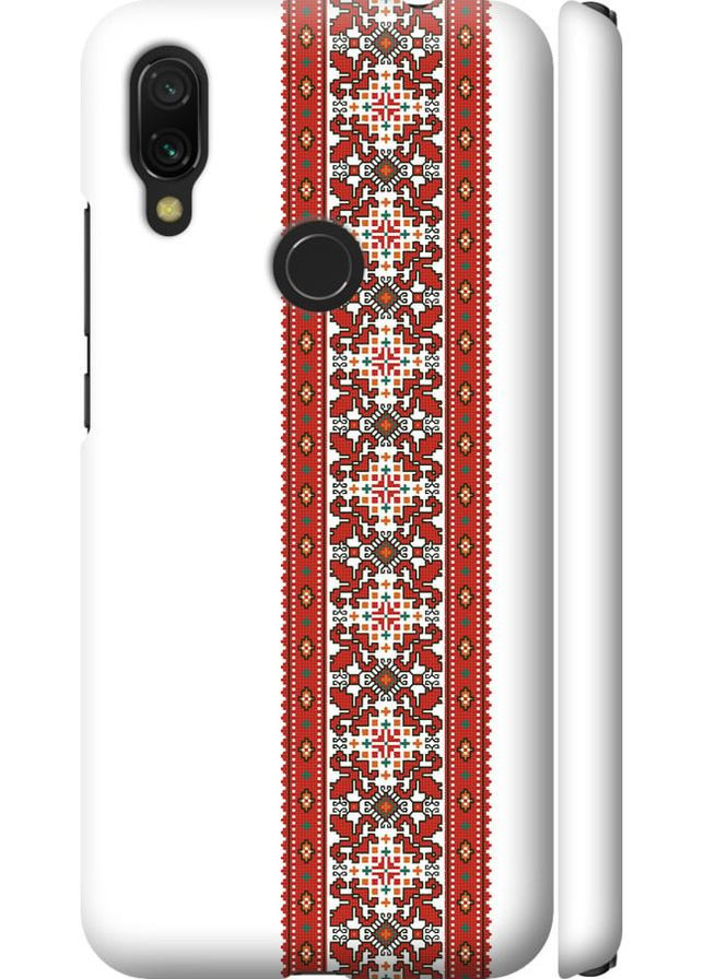 3D пластиковый матовый чехол 'Вышиванка 19' для Endorphone Xiaomi Redmi 7 (269345076)