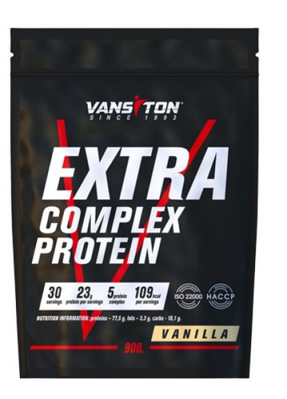 Протеїн Екстра 900г (Ваніль) Vansiton (275533857)