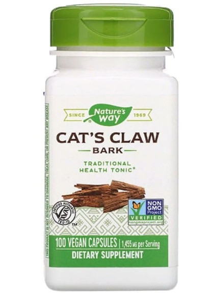 Cat's Claw Bark 1455 mg 100 Veg Caps NWY11450 Nature's Way (256719070)