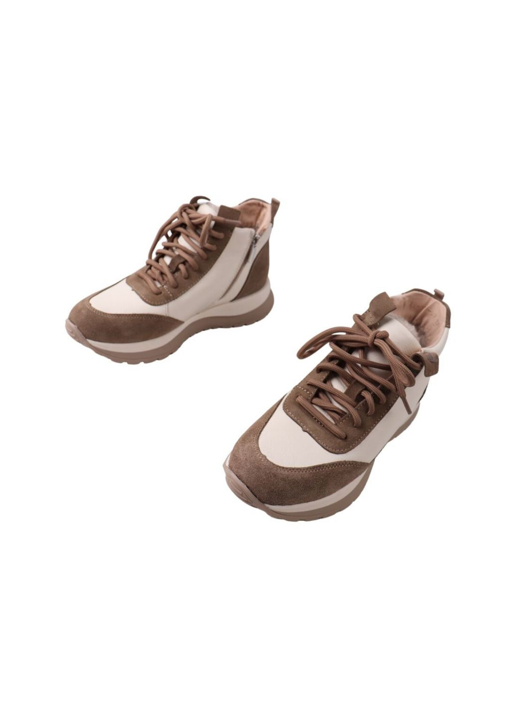 Черевики жіночі молочні натуральна шкіра Vadrus 492-24ZHS (264194795)