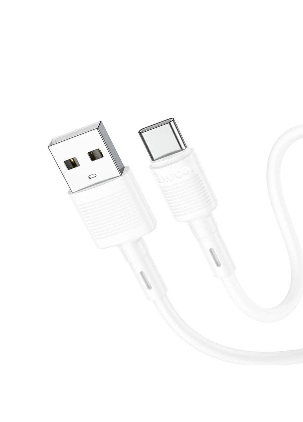 USB кабель X83 Type-C 3A 1 м цвет белый ЦБ-00209852 Hoco (259467806)