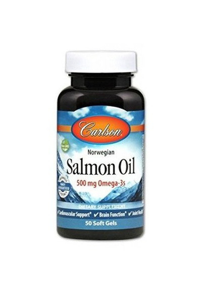 Norwegian Salmon Oil 50 Soft Gels Carlson Labs (257079411)