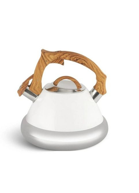 Металевий чайник зі свистком EB-8823-білий 3л Edenberg (260511792)