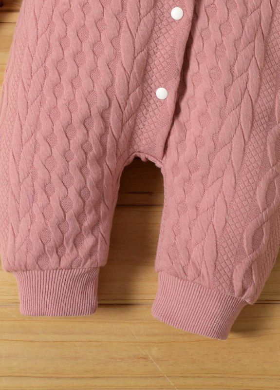 Теплый вязаный человечек на девочку - розовый Vakko (261855970)